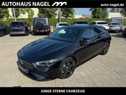 Lack kosmosschwarz (metallic) Gebraucht 2024 Mercedes CLA200 AMG Limousine | 36.279 € (Guter Preis)