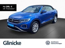 Blau Gebraucht 2024 VW T-Roc Cabriolet Style Cabrio | 23.833 € (Superpreis)