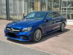 Blau Gebraucht 2020 Mercedes C220 AMG Limousine | 27.999 € (Guter Preis)
