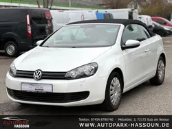 Weiß Gebraucht 2012 VW Golf Cabriolet Basis Cabrio | 7.499 € (Superpreis)