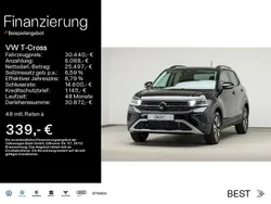 Schwarz Gebraucht 2022 VW T-Cross Goal SUV | 30.440 €