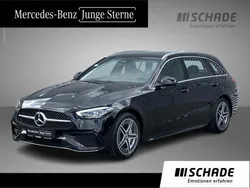 Schwarz Gebraucht 2024 Mercedes C300e AMG line Limousine | 44.850 € (Superpreis)