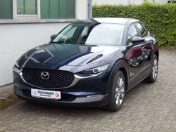 Deep crystal blue Gebraucht 2022 Mazda CX-30 Selection SUV | 22.995 € (Guter Preis)