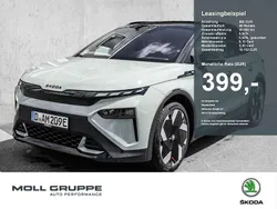 Moonweiss perleffekt / blackmagic perleffekt Gebraucht 2025 Skoda Elroq First Edition SUV | 46.980 € (Etwas zu teuer)