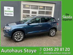 Blau Gebraucht 2021 Skoda Karoq Clever SUV | 23.900 € (Guter Preis)