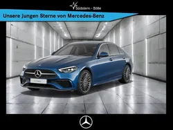 Metalliclack spektralblau Gebraucht 2024 Mercedes C300 AMG Limousine | 47.485 € (Fairer Preis)