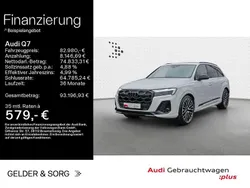 Gletscherweiß metallic Gebraucht 2024 Audi Q7 S-Line SUV | 82.980 € (Etwas zu teuer)