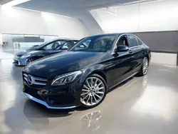 Schwarz Gebraucht 2017 Mercedes C220 AMG line Limousine | 23.999 € (Teuer)