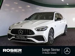 Weiss / opalithweiß Gebraucht 2023 Mercedes C43 AMG Premium Kombi | 59.390 € (Fairer Preis)