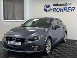 Blau saphirblau metallic (metallic) Gebraucht 2016 Mazda 3 Sports-Line Limousine | 15.700 € (Fairer Preis)