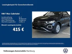 Schwarz Neu 2025 VW T-Roc Cabriolet Style Cabrio | 42.873 € (Guter Preis)