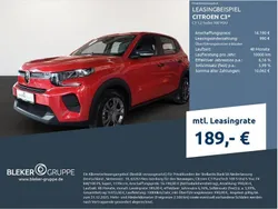 Rot Neu 2025 Citroën C3 PureTech Kleinwagen | 15.790 € (Guter Preis)