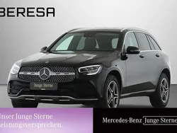 Schwarz Gebraucht 2021 Mercedes GLC300e AMG line SUV | 37.225 € (Guter Preis)