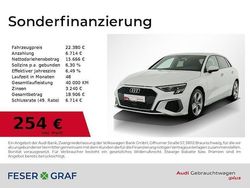 Ibisweiß Gebraucht 2021 Audi A3 S-Line Limousine | 22.380 € (Fairer Preis)