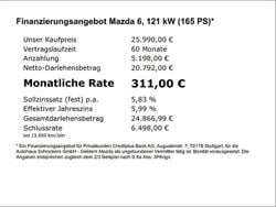 Schwarz Gebraucht 2024 Mazda 6 Exclusive Kombi | 25.990 € (Guter Preis)