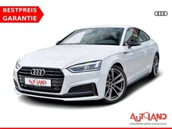 Weiß Gebraucht 2018 Audi A5 Sportback S-Line Limousine | 29.950 € (Teuer)