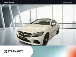 Unilack polarweiß Gebraucht 2019 Mercedes C180 AMG line Coupé | 30.680 € (Guter Preis)