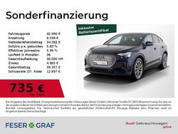 Blau Gebraucht 2025 Audi Q4 Sportback e-tron S-Line SUV | 42.990 €