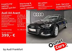 Mythosschwarz metallic Gebraucht 2022 Audi A4 Design Kombi | 27.850 € (Guter Preis)