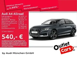 Manhattangrau metallic Gebraucht 2021 Audi A4 Allroad Ambiente Kombi | 42.925 € (Etwas zu teuer)