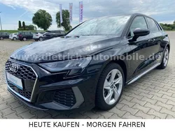 Mythosschwarz metallic (metallic) Gebraucht 2024 Audi A3 Sportback S-Line Limousine | 23.490 € (Superpreis)