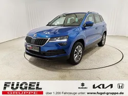 Raceblau metallic Gebraucht 2021 Skoda Karoq Clever SUV | 26.899 € (Fairer Preis)