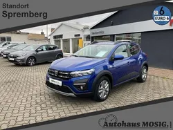 Blau schwarz Gebraucht 2022 Dacia Sandero Comfort Kleinwagen | 15.990 € (Fairer Preis)