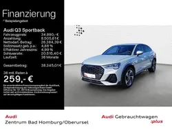 Tausilber metallic Gebraucht 2022 Audi Q3 Sportback S-Line SUV | 34.890 € (Fairer Preis)