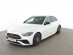 Weiß Gebraucht 2023 Mercedes C200 AMG line Limousine | 40.360 € (Teuer)