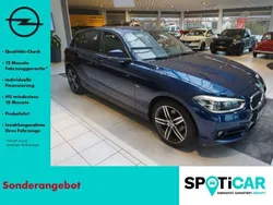 Blau Gebraucht 2018 BMW 116 Sport Line Kleinwagen | 15.490 € (Etwas zu teuer)