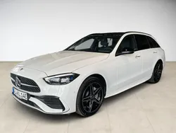 Weiß (unilack polarweiß) Gebraucht 2024 Mercedes C300e AMG Kombi | 52.550 € (Guter Preis)