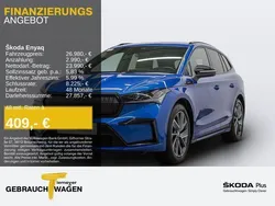 Blau Gebraucht 2021 Skoda Enyaq iV SportLine SUV | 26.980 € (Etwas zu teuer)