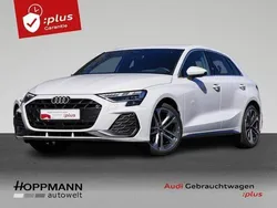 Gletscherweiß metallic Gebraucht 2024 Audi A3 S-Line Limousine | 37.480 €