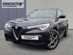 Nero vulcano, metallic) (schwarz Gebraucht 2018 Alfa Romeo Stelvio Super SUV | 22.990 € (Guter Preis)