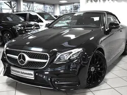 Obsidianschwarz (metallic) Gebraucht 2019 Mercedes E350 AMG Cabrio | 43.980 € (Etwas zu teuer)