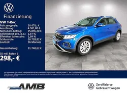 Ravennablau metallic Gebraucht 2024 VW T-Roc Life SUV | 29.880 € (Fairer Preis)