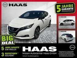 Pearl white/black m Gebraucht 2020 Nissan Leaf 360º Kleinwagen | 15.980 € (Fairer Preis)