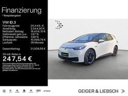Gletscherweiß metallic/schwarz Gebraucht 2021 VW ID.3 Pro Performance Kleinwagen | 19.999 € (Guter Preis)
