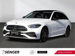 Weiß Gebraucht 2024 Mercedes C200 AMG Limousine | 43.720 € (Fairer Preis)