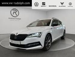 Moonweiss metallic Gebraucht 2019 Skoda Superb SportLine Kombi | 26.289 € (Fairer Preis)