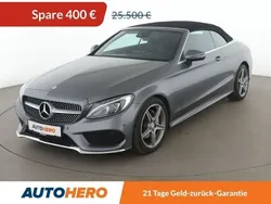 Grau Gebraucht 2016 Mercedes C220 AMG line Cabrio | 25.100 € (Fairer Preis)