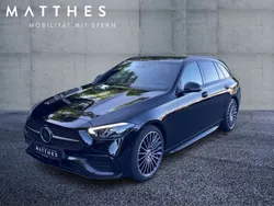 Ung schwarz unilack Gebraucht 2024 Mercedes C220 AMG Kombi | 41.589 € (Fairer Preis)