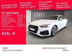 Gletscherweiß metallic/gletsch Gebraucht 2023 Audi S5 Limousine | 50.990 € (Guter Preis)