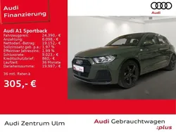 Distriktgrün metallic (metallic) Gebraucht 2024 Audi A1 Sportback Advanced Plus Kleinwagen | 24.390 € (Guter Preis)