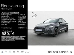 Grau Neu 2025 Audi A3 Sportback e-tron S-Line Limousine | 51.495 € (Etwas zu teuer)