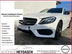 Polar white Gebraucht 2017 Mercedes C350e Kombi | 24.975 € (Teuer)