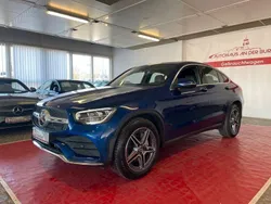 Blau Gebraucht 2021 Mercedes GLC220 AMG line Coupé | 39.999 € (Fairer Preis)