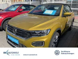 Gelb Gebraucht 2021 VW T-Roc Cabriolet Style Cabrio | 33.250 € (Teuer)