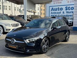 Schwarz Gebraucht 2018 Mercedes A200 AMG line Limousine | 19.600 € (Fairer Preis)