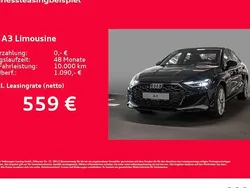 Schwarz Neu 2025 Audi A3 Advanced Plus Limousine | 50.408 €
